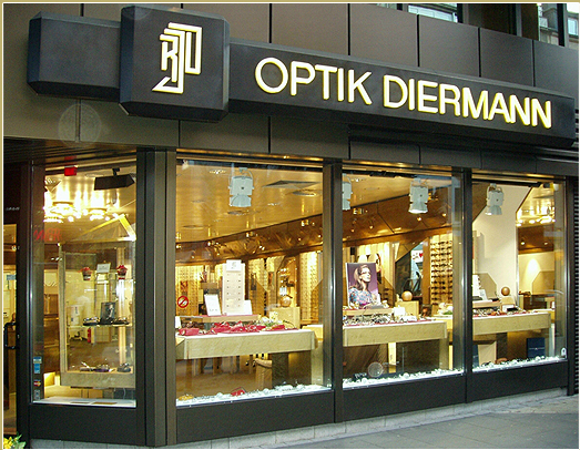Optik Diermann - Ladengesch�ft in D�sseldorf  auf der Friedrichstra�e 40d